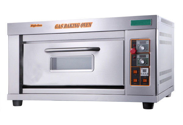 Forno de gás da plataforma do tampo da mesa único, equipamento comercial do fabricante de pão 0.24kg/H