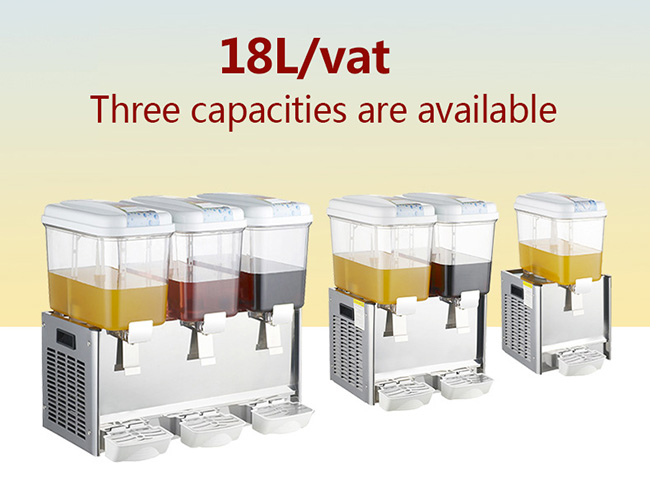 distribuidor de aço inoxidável da bebida do bar do hotel 18L/Juice Dispenser frio
