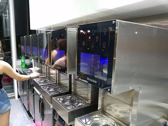 Os SS automáticos ordenham a máquina de Bingsu da neve/fabricante de gelo fino super da neve
