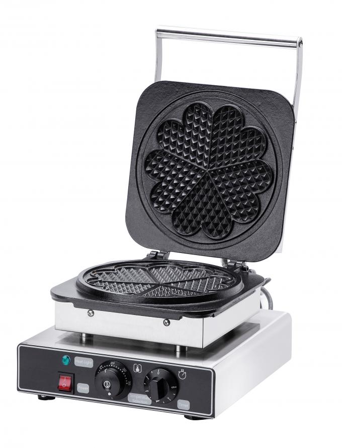 Fabricante dado forma superior contrário do waffle do equipamento da transformação de produtos alimentares do petisco flor elétrica