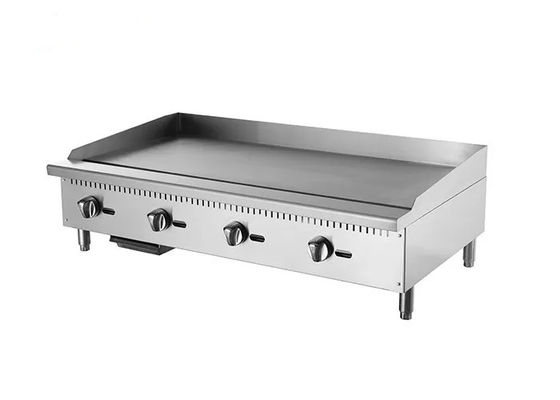 Grelhe a cozinha comercial do queimador 1220mm da carne 4 que cozinha o equipamento
