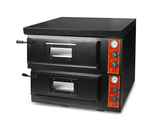 2 forno comercial da pizza do gás 2800pa 12kw das plataformas