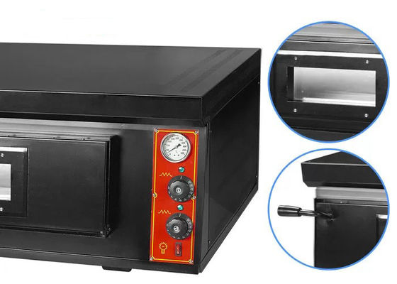 2 forno comercial da pizza do gás 2800pa 12kw das plataformas