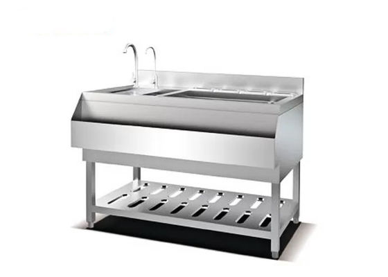 Equipamento SS201 de cozimento de aço inoxidável dobro do dissipador 1100mm