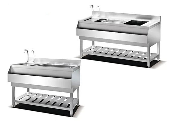 Equipamento SS201 de cozimento de aço inoxidável dobro do dissipador 1100mm