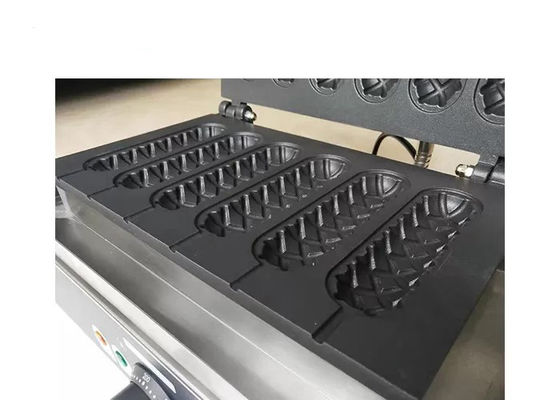 Fabricante de aço inoxidável do waffle do cachorro quente 1.55Kw de 390mm