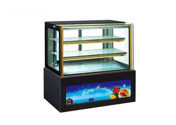 Refrigerador moderado da exposição do bolo 450W do vidro 1200mm